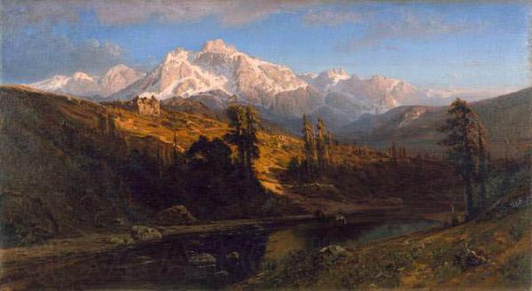 William Keith Mono Pass, Sierra Nevada Mountains, California Norge oil painting art